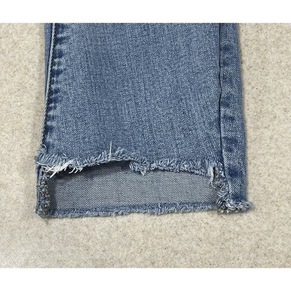 One X OneTeaspoon Distressed Baggy Jeans Women’s Size 26 Raw Ankle Hem 26”x23” - Picture 10 of 16